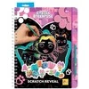Dante Lisciani LISCIANI KOCI NAMELIS GABI ESKIZŲ KNYGA A-Miau-Mazing SCRATCH REVEL