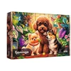 Dėlionė 600 FlamingoByTrefl Psy w oranżerii 12205