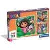 Clementoni ŽAISL DĖLIONĖ 3X48 SMALSUTĖ DORA 25078