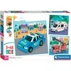 Clementoni Dėlionė 3x48 vnt. - Transporto priemonės