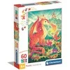 Clementoni Dėlionė 60 vnt. - Drakonų šeima