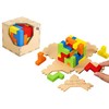 Lean Toys Pro Eximp Drewniana kostka magiczna TA156 11322