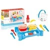 Mini viryklės rinkinys su priedais Dolu Fisher Price, 1822, mėlynas