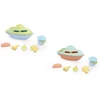 DOLU łódka+priedai komplektas plażowy pastel 5229