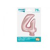 GoDan Balon fol Smart Cyfra4 j.róż mat76cm CH-SJR4 59097