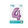 GoDan Foil balionas Smart Digit 4 levandų matinis 76cm Godan