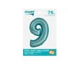 GoDan Smart folijos balionas, numeris 9, matinė mėlyna, 76 cm GoDan