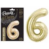 GoDan BALLOON FALL 6 CHAMPAGNE 85CM GO PBH