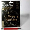 GoDan Happy Birthday folijos balionas, juodas, 18"