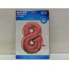 GoDan Baliono folijos skaitmuo "8" ryškiai rausva 92cm