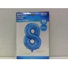 GoDan Balon foliowy Cyfra8 nieb+gwiaz61cm HS-C26N8 06183