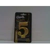 GoDan Candle number 5, metalinė auksinė, 8,0 cm PF-SCZ5