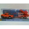 Lean Cars Mitsubishi pikapas su priekaba Šviesos efektai 27cm HY0007