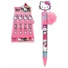 Hello Kitty rašiklis su rožiniu pūkuotu pakabuku