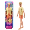 Mattel Barbie Ken w szortach i koszulce w paski JJN66