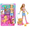 Mattel Lėlė Barbie su riedučiais ir šuniuku
