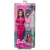 Mattel Brunetė lėlė rožiniu kombinezonu