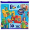 Mattel MEGA BLOKS kaladėlių rinkinys ABC (krepšyje 30 det.) (HRR60)