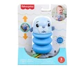 Mattel Zabawka sensoryczna grzechotka kūdikiams Mors su silikonową sprężynką