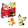 MEGA Pokemon Charmander ir Pichu HXP13 CONSTRUX statybiniai blokeliai