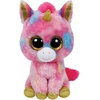 TY Pliušinis žaislas - rožinis vienaragis, 15 cm