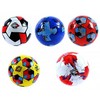 Midex Futbolo kamuolys su pompa vaikams, 5 dydis, siūtas