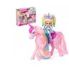 Magic Box KookyLoos Rainbow Iris lėlė + vienaragis su plaukais + priedai