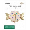 PartyDeco Balon fol.Cukierek 1 61x37cm mix FB387-1 77799