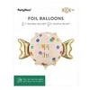 Party Deco PartyDeco Balon fol.Cukierek Happy B-day 61x37 mix 77737