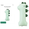 PartyDeco Balon fol.Cyfra 1 92cm Dinozaur 12882