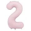 Party Deco „PartyDeco“ balionų folija. 2 numeris 86 cm šviesiai rožinis 76143