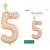 Party Deco PartyDeco Balon fol.Cyfra 5 86cm brzoskw.FB411T-5 36320