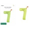 Party Deco PartyDeco Balon fol.Cyfra 7 86cm j.ziel.FB411T-7 36368