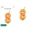 Party Deco PartyDeco Balon fol.Cyfra 8 86cm pomar.FB411T-8 44677