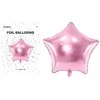 Party Deco Folinis balionas "Žvaigždė" 48cm rožinis