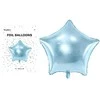 Party Deco Folinis balionas "Žvaigždė" 48cm melsvas