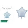 Party Deco PartyDeco Balon fol.Gwiazdka 48cm mglisty nieb.75887