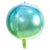 Party Deco Balionas Ombre PartyDeco Ø35cm folinis/žalsvas