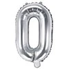 Party Deco Folinis balionas raidė O sidabrinis 35cm