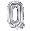 Party Deco Folinis balionas raidė Q sidabrinis 35cm