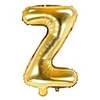 Party Deco Folinis balionas raidė Z auksinis 35cm
