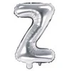 Party Deco Folinis balionas raidė Z sidabrinis 35cm