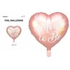 Party Deco Folinis balionas širdelė "Mom to Be" 35cm rausvas