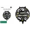 Party Deco PartyDeco Balon fol.Pastylka Happy B-day 35x35 mix 28654