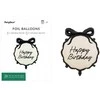 PartyDeco Balon fol.pastylka Happy B-day 47.5x45cm mix 62481