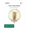 Party Deco PartyDeco Balon fol.pastyl.YouAreTheBest 35x35 mix 29774