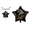 PartyDeco Party Deco Foil Balloon Šimtmetis!, 40cm, juoda