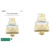 Party Deco PartyDeco Balon fol.Tort 62x104 mišinio 86623