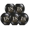 Party Deco PartyDeco balionai 30cm 18_Brilliant PastelBlack A50 92180