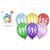 Party Deco Balionai 1-as gimtadienis 30cm stiprūs